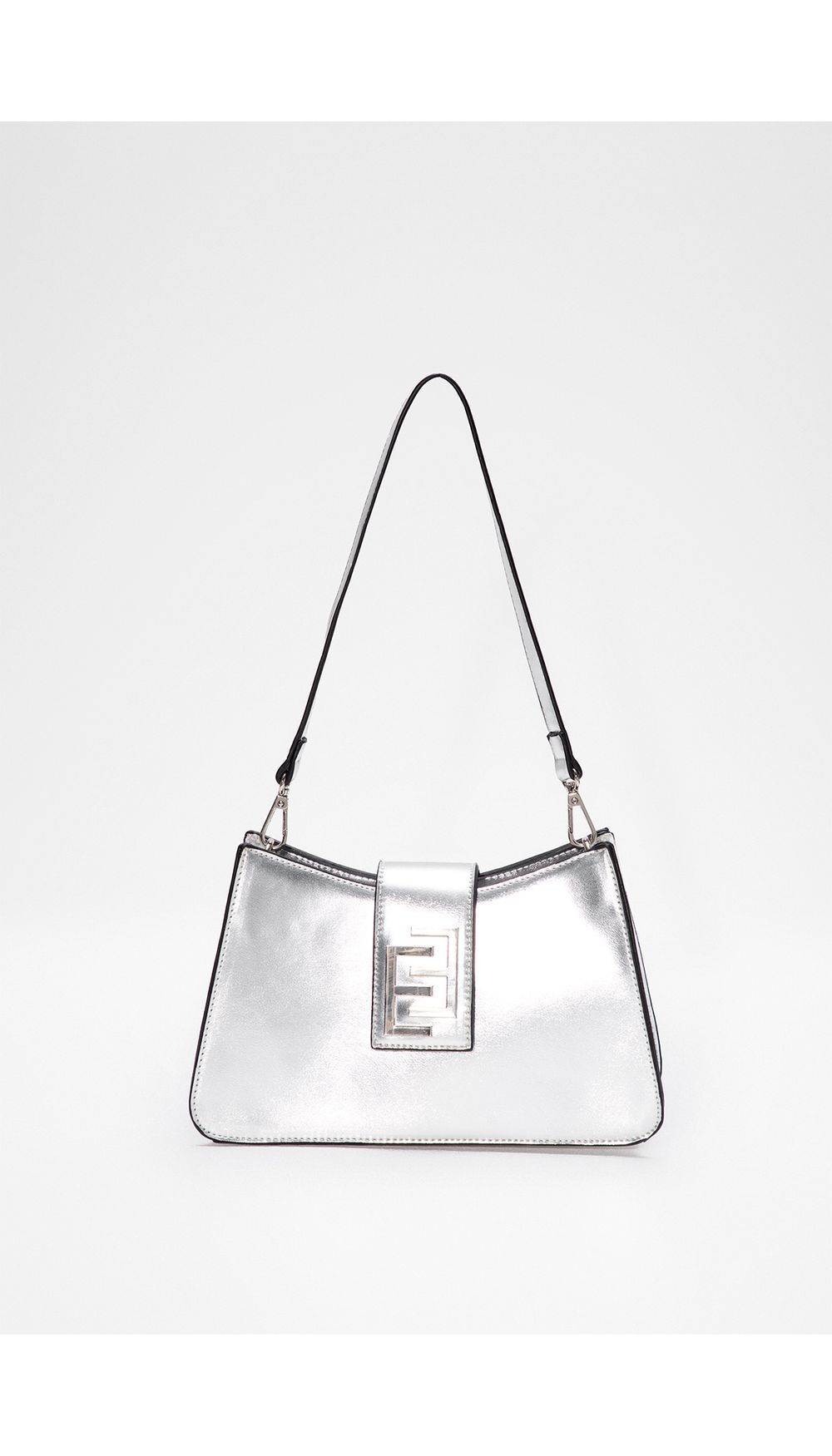 Bolso de hombro  renovado metalizado