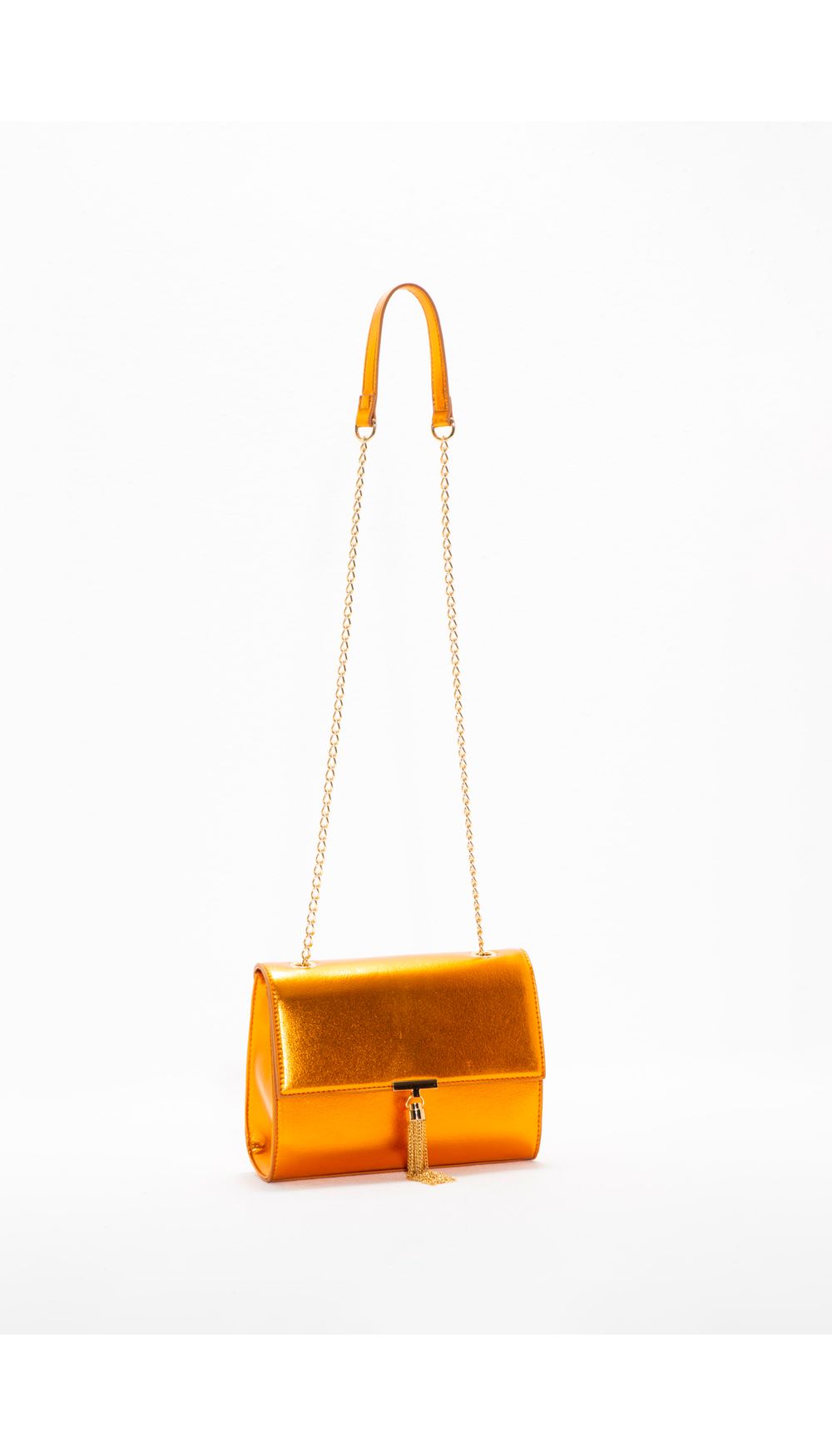 Bolso manos libres metalizado