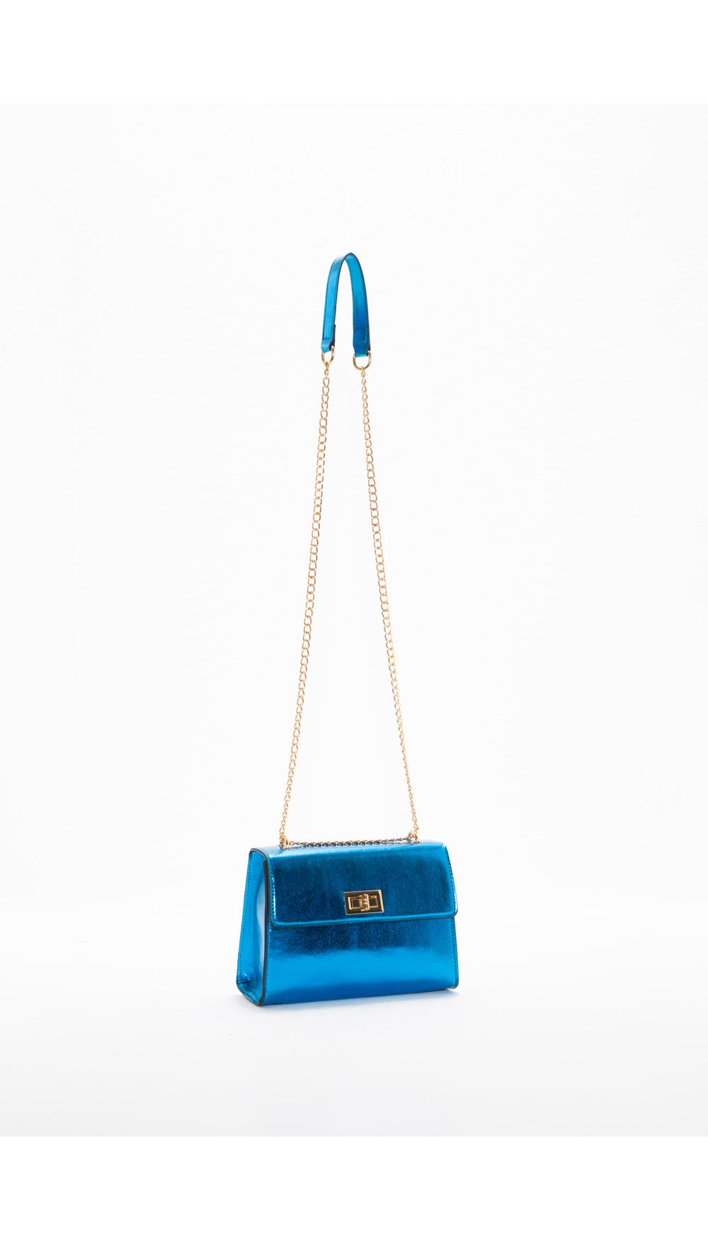 Bolso manos libres metalizado