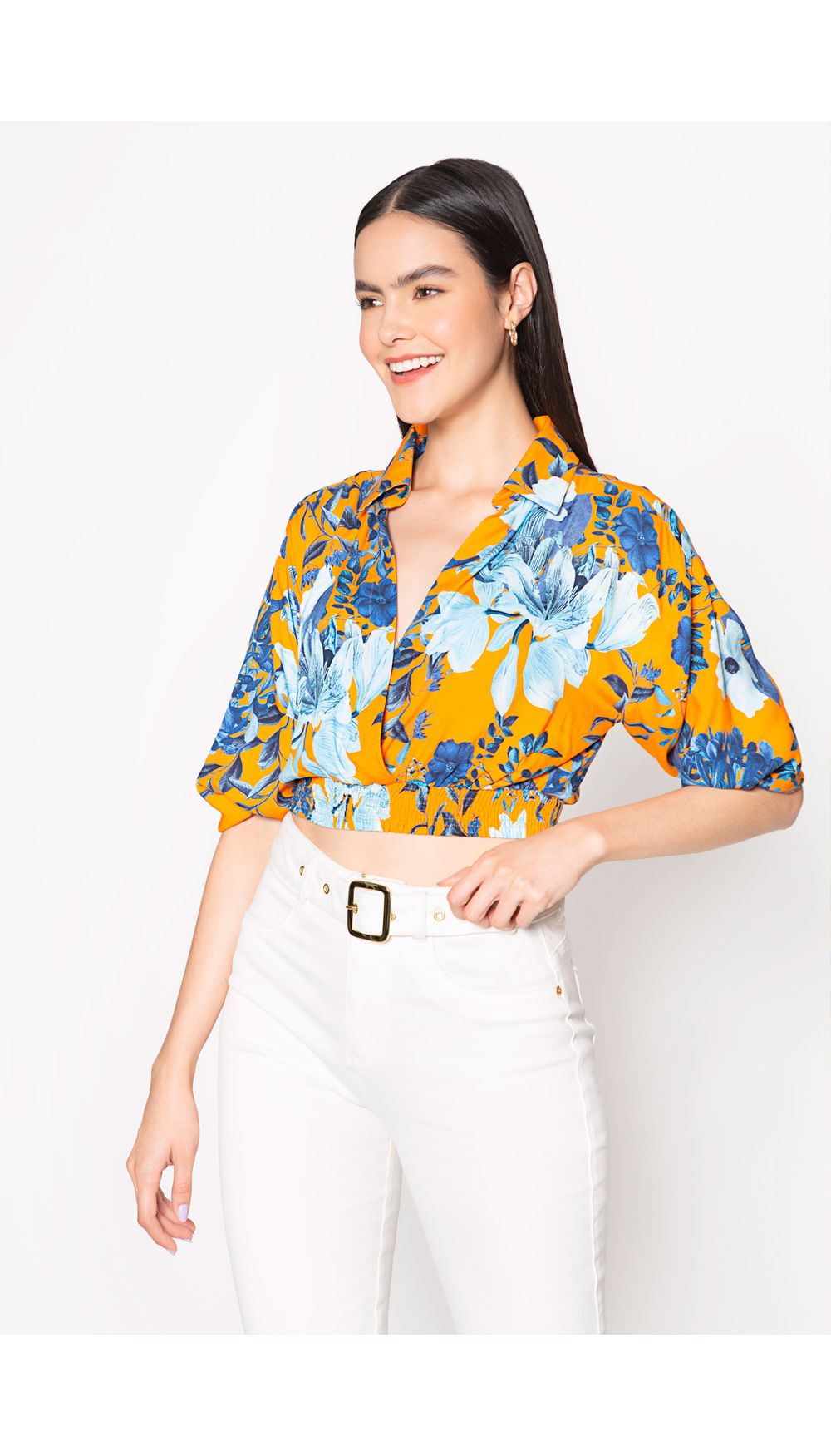 Blusa manga tres cuardos