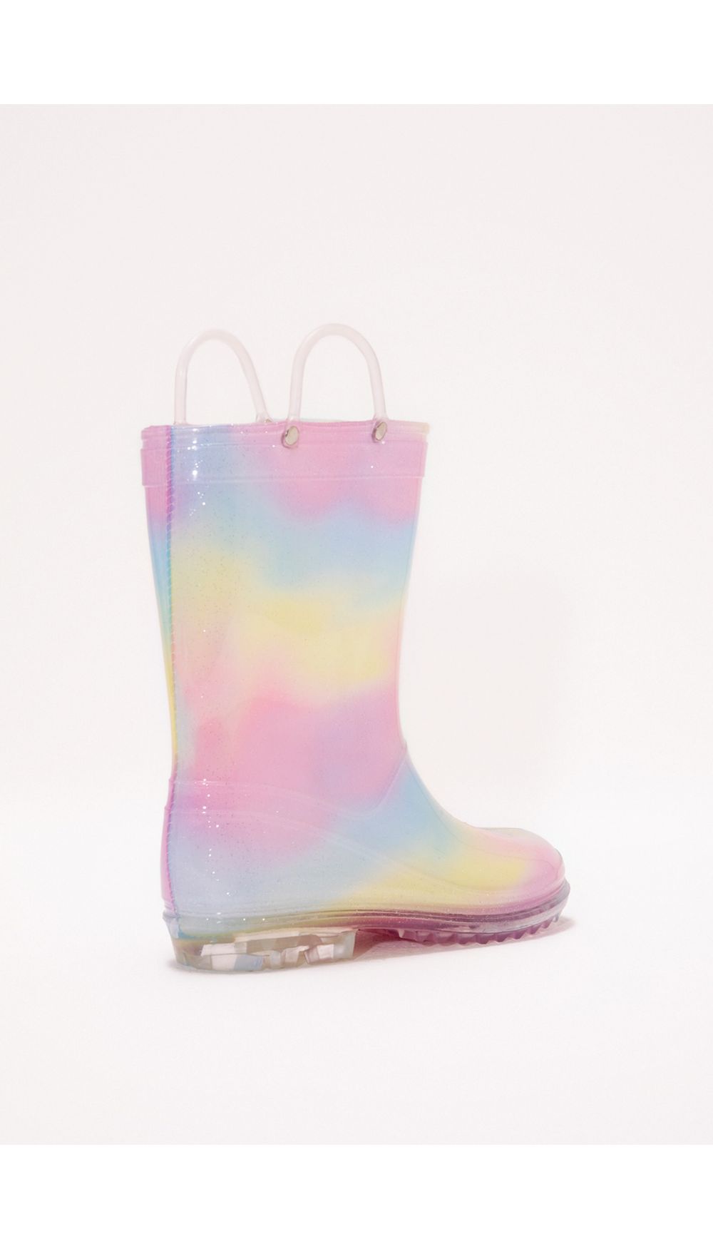Botas para lluvia con glitter