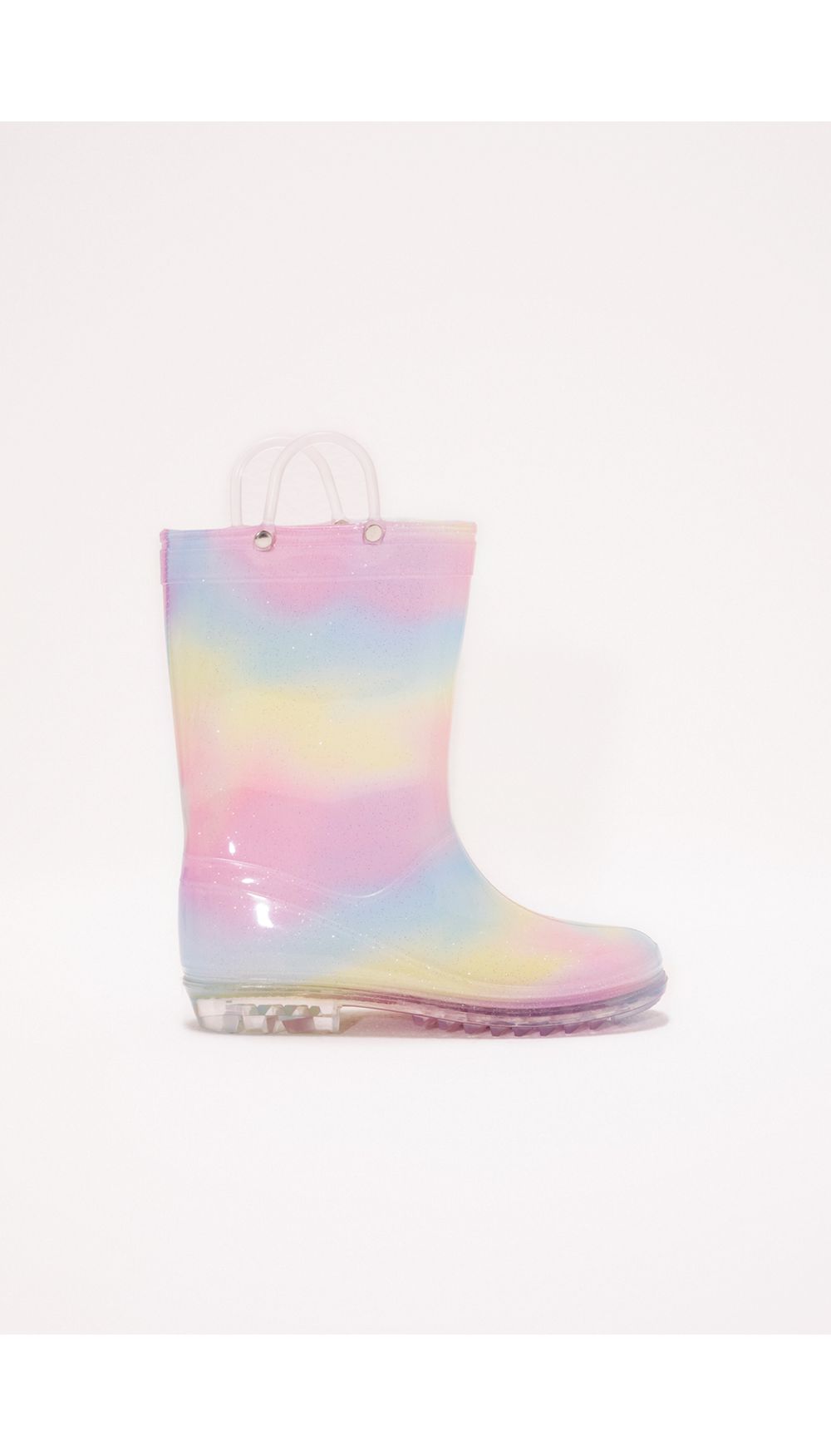 Botas para lluvia con glitter