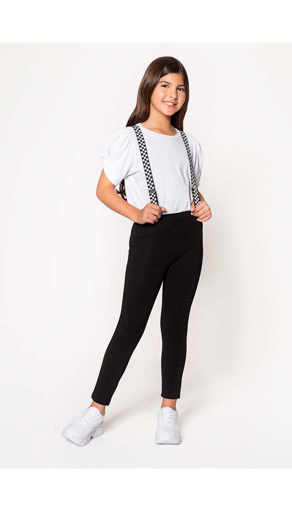 Leggings niña skinny con insumos en cost