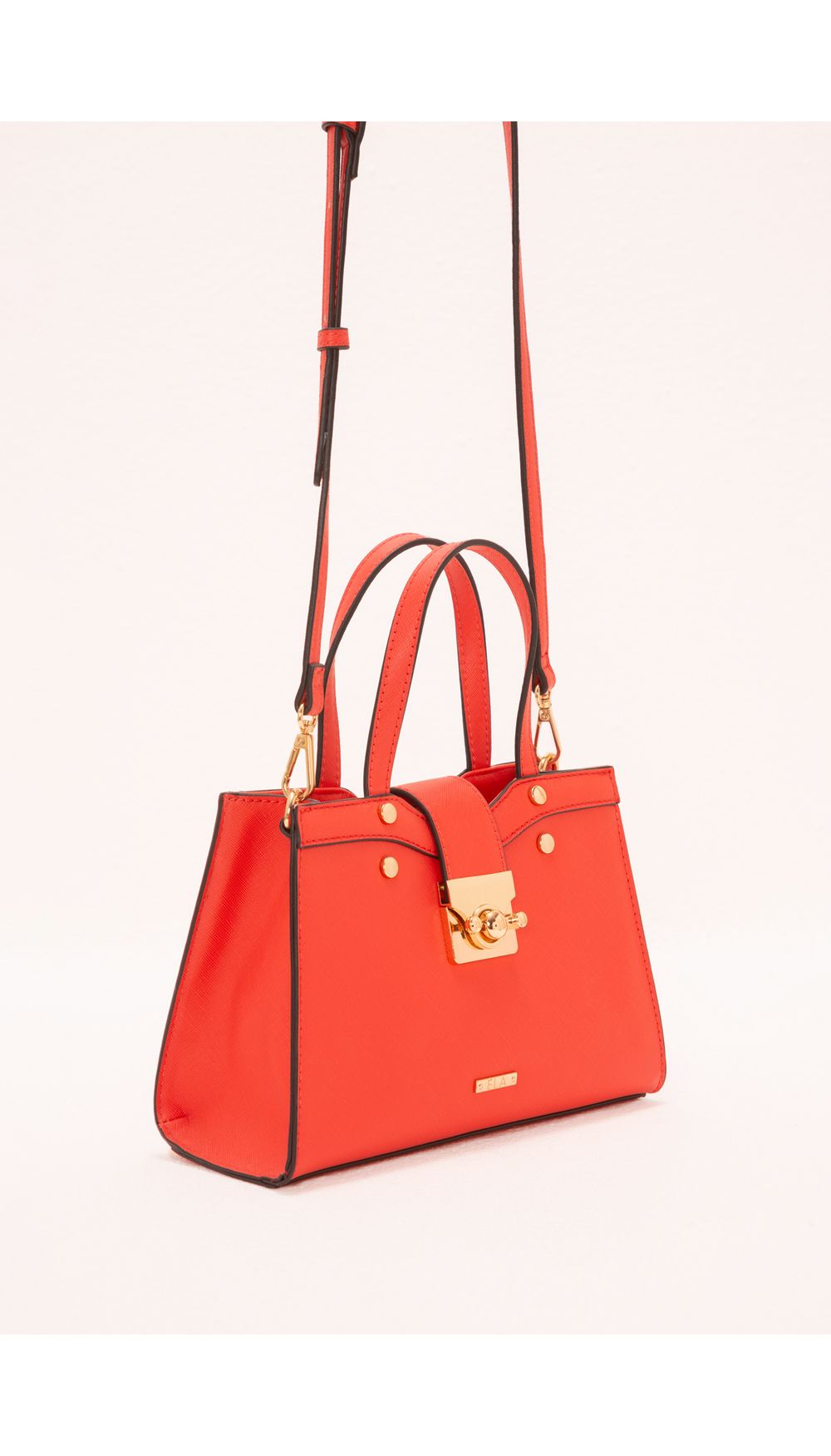 Bolso de mano pequeño con herraje fronta