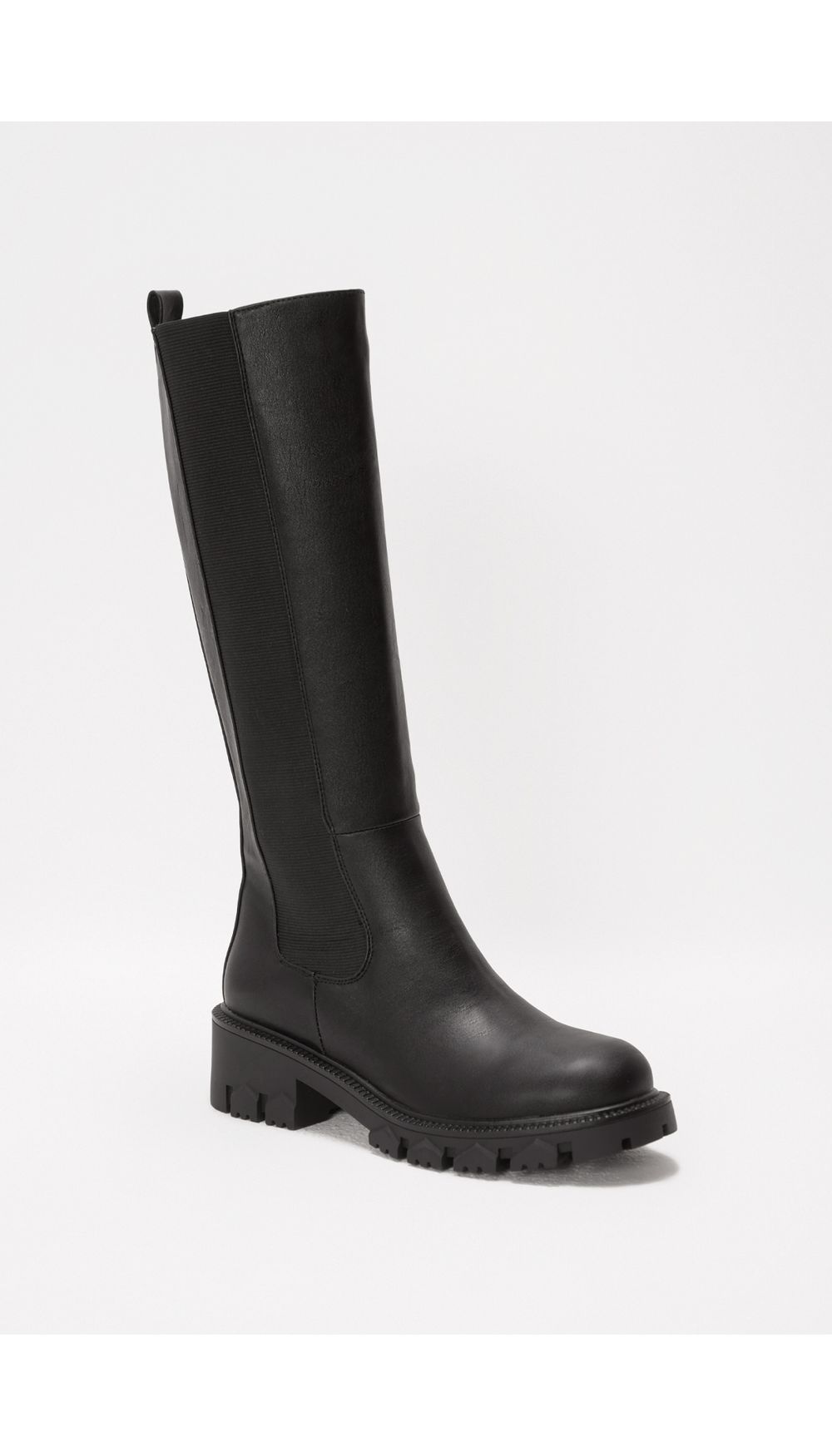 Bota caña alta tipo combat