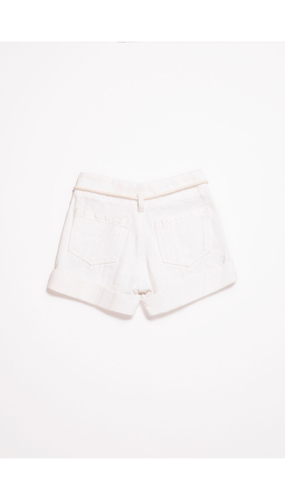 Short niña en tela sostenible con cordon