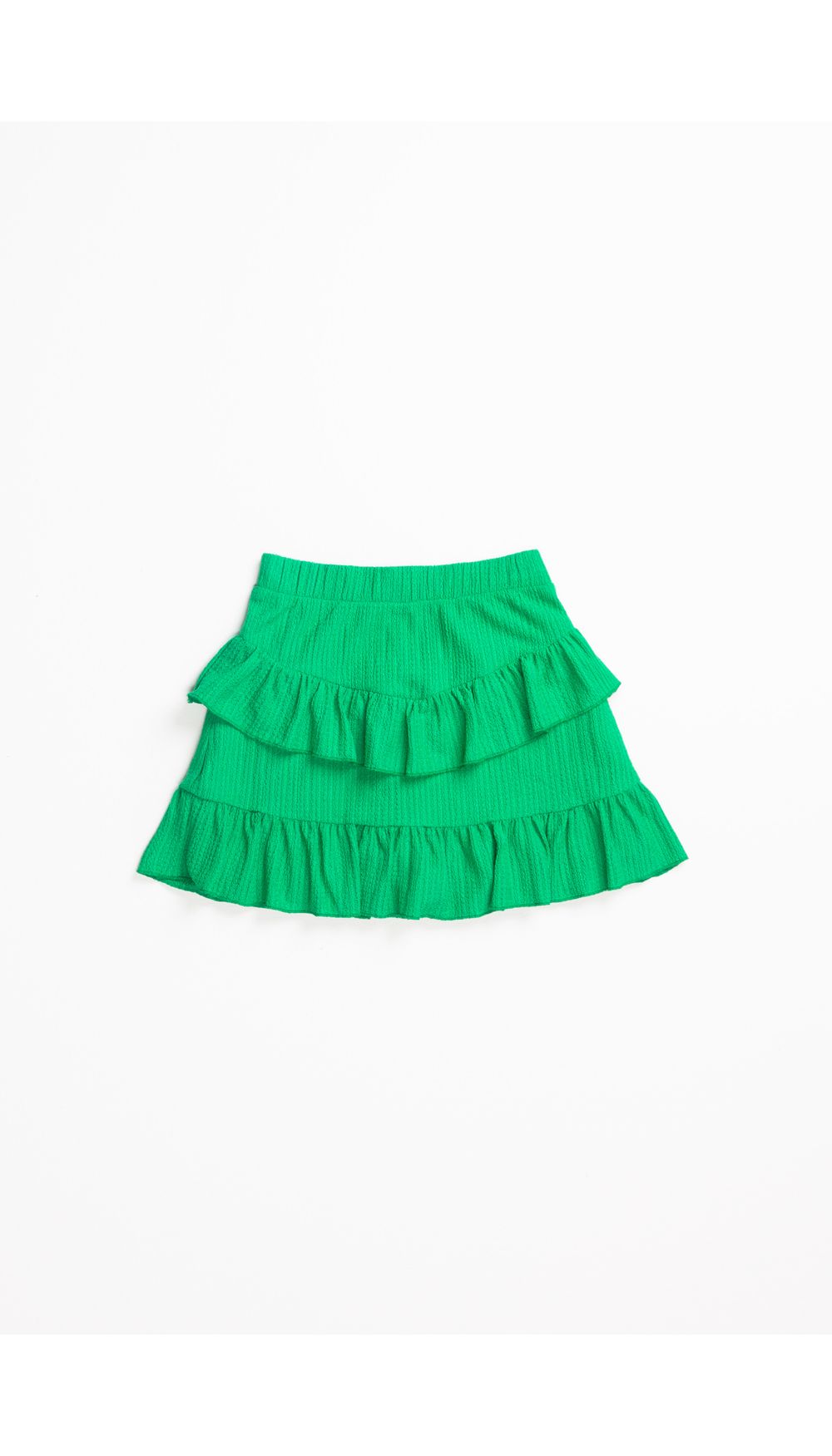 Falda short para niña en tiempos