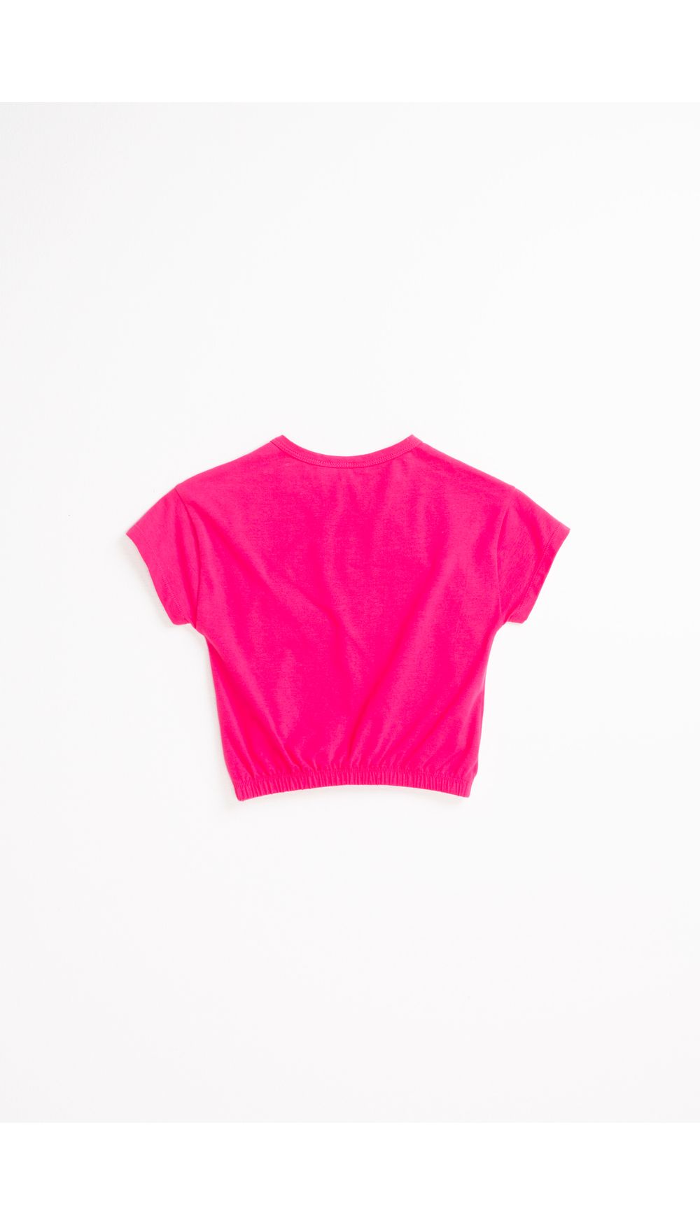 Camiseta cropped para niña