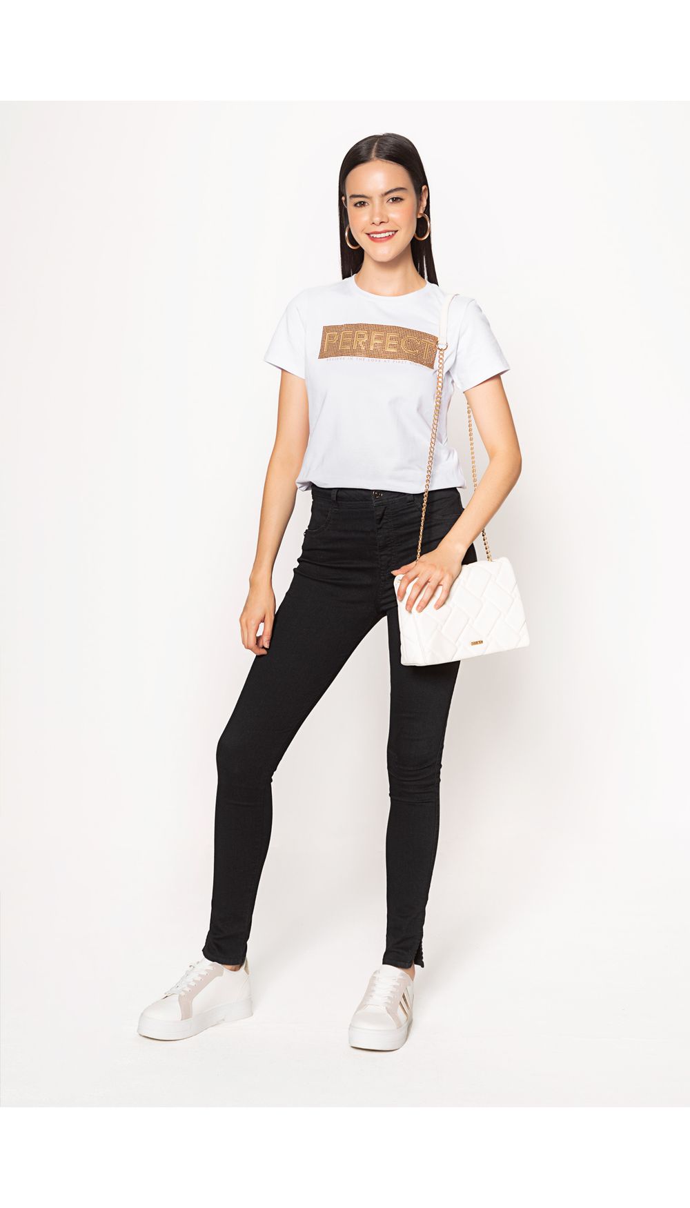 Camiseta dama con estampado