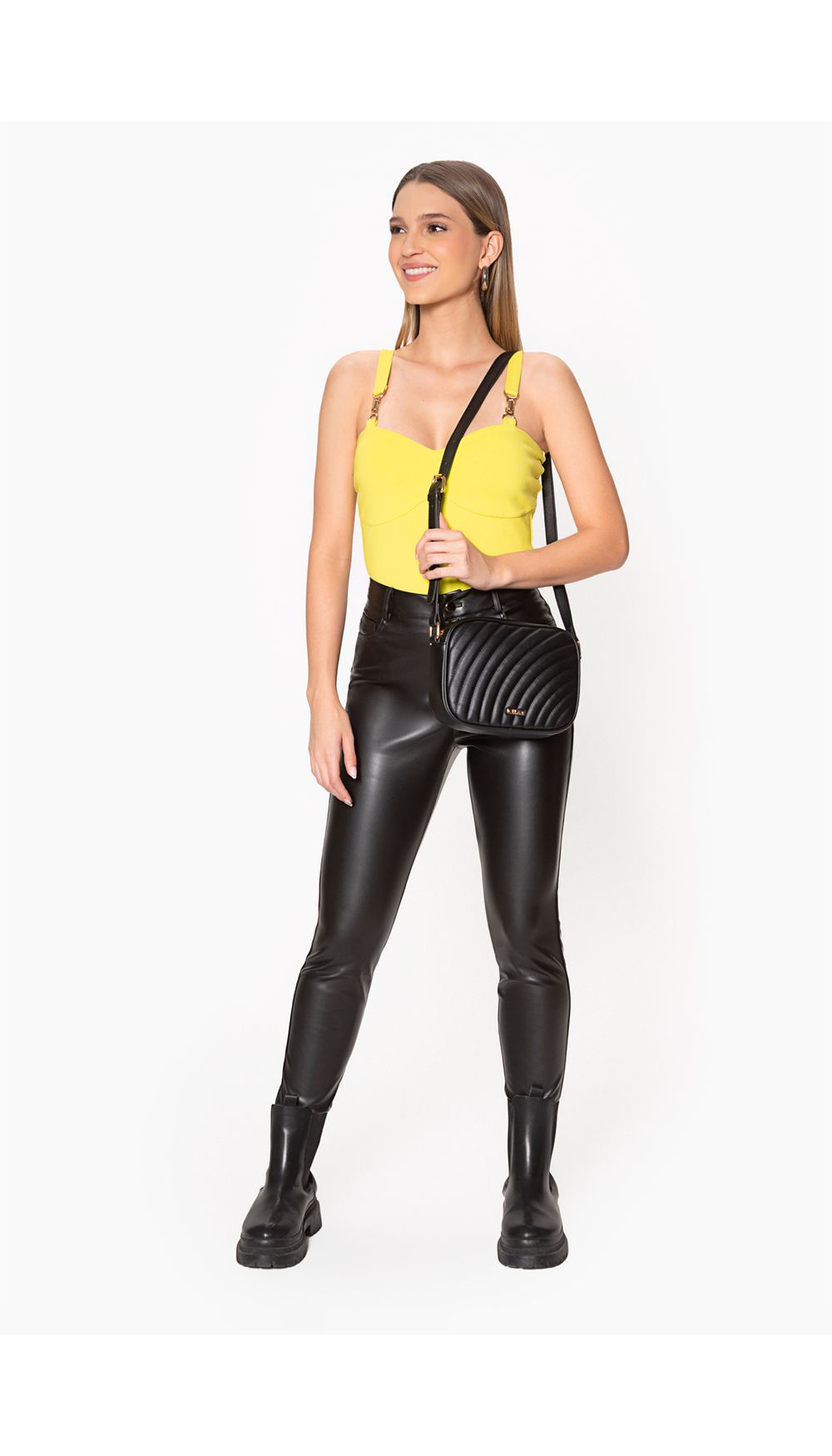 Blusa para dama de tiras con insumo