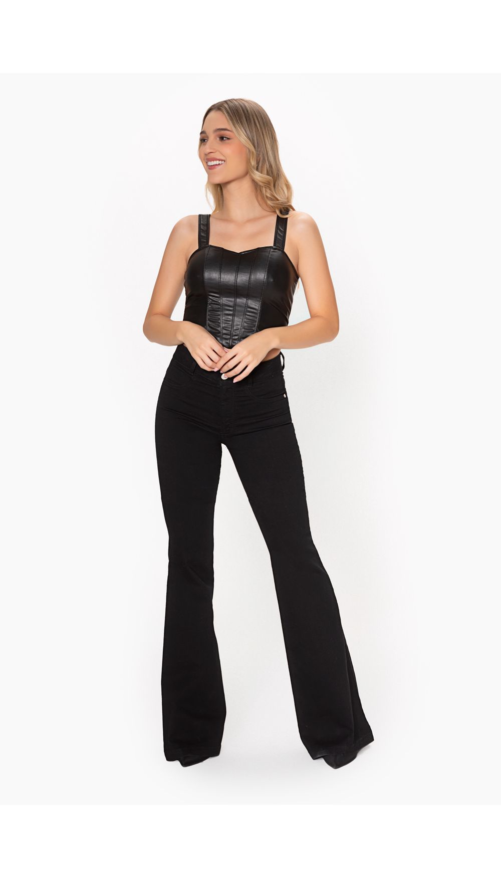 Corset efecto piel para mujer