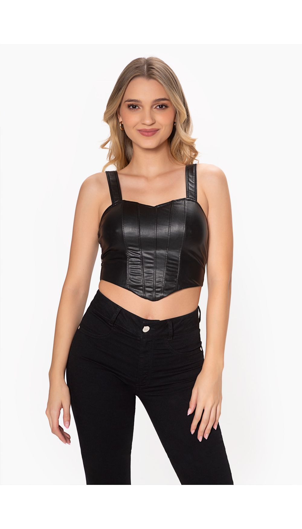 Corset efecto piel para mujer