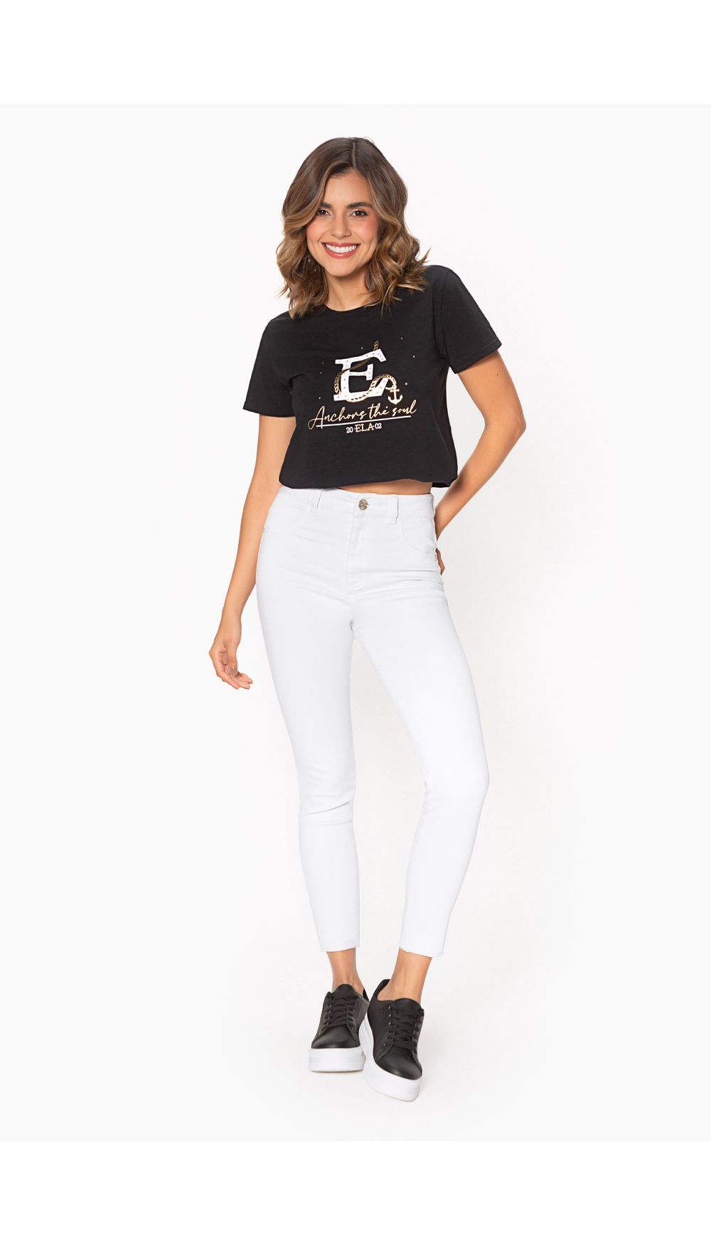 Jean dama tiro alto esencial skinny