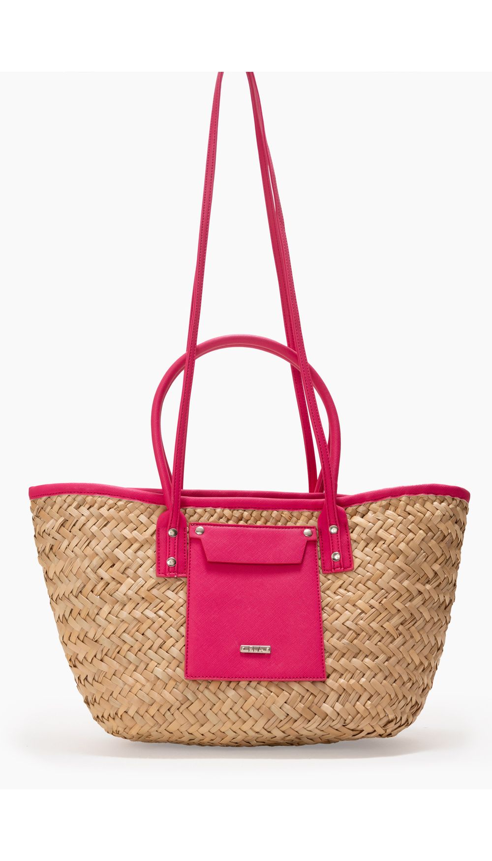 Bolso orgánico combinación de materiales