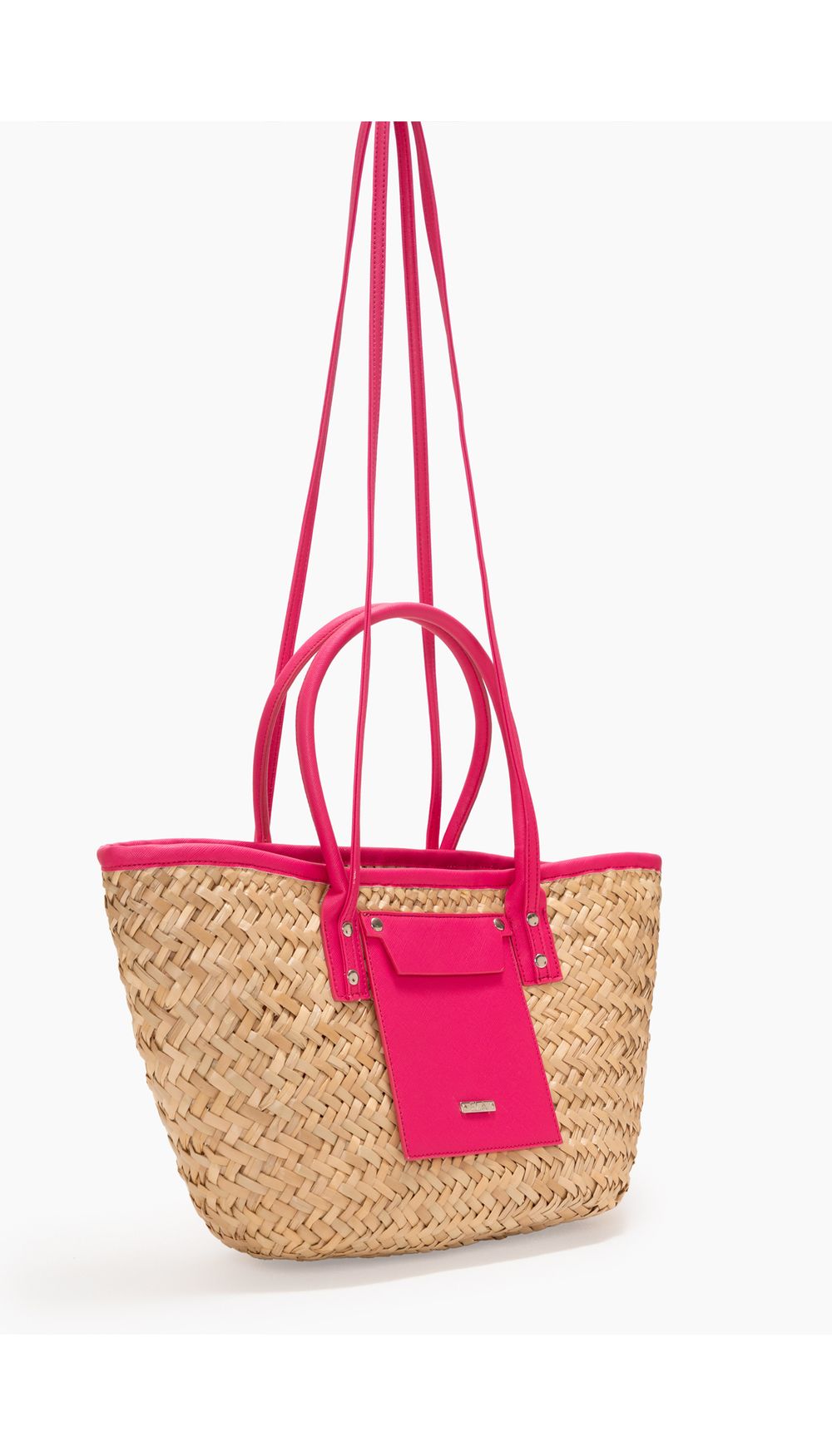 Bolso orgánico combinación de materiales