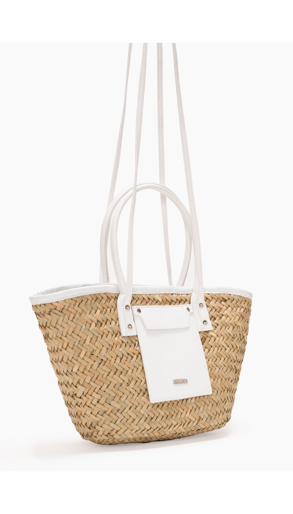Bolso orgánico combinación de materiales