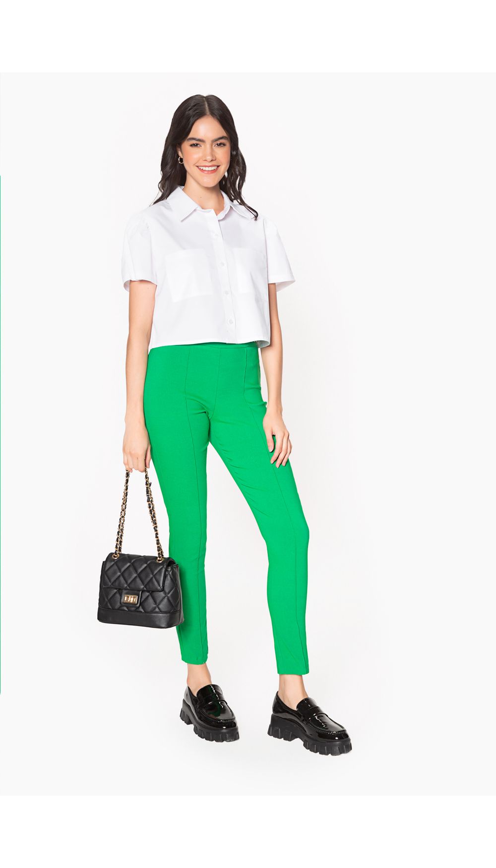 Leggins dama skinny con insumo