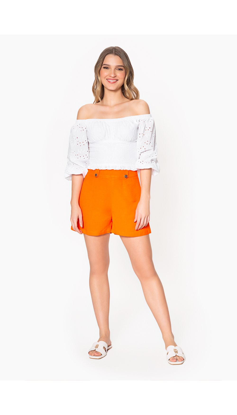 Short tiro alto para mujer