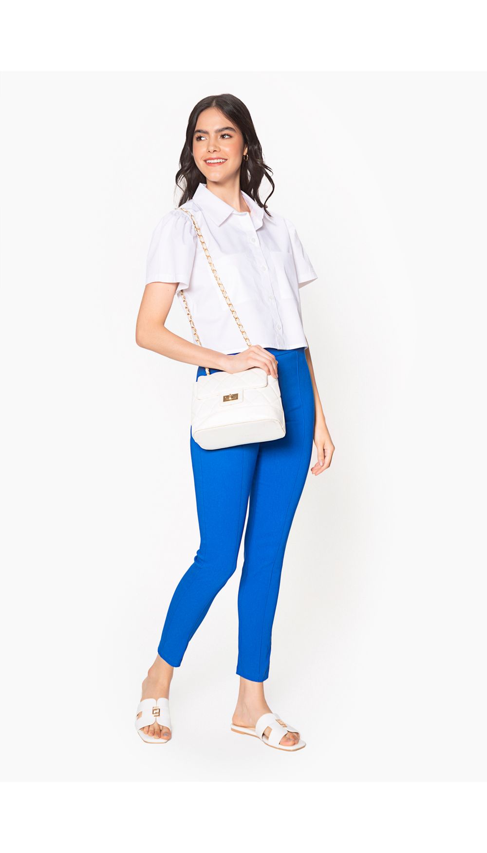 Leggins dama skinny con insumo