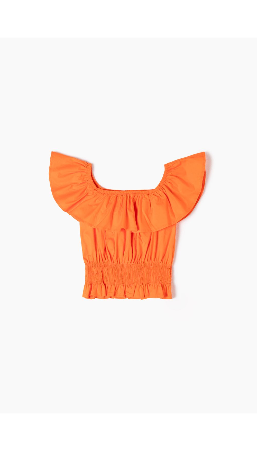 Blusa para niña de hombro descubierto
