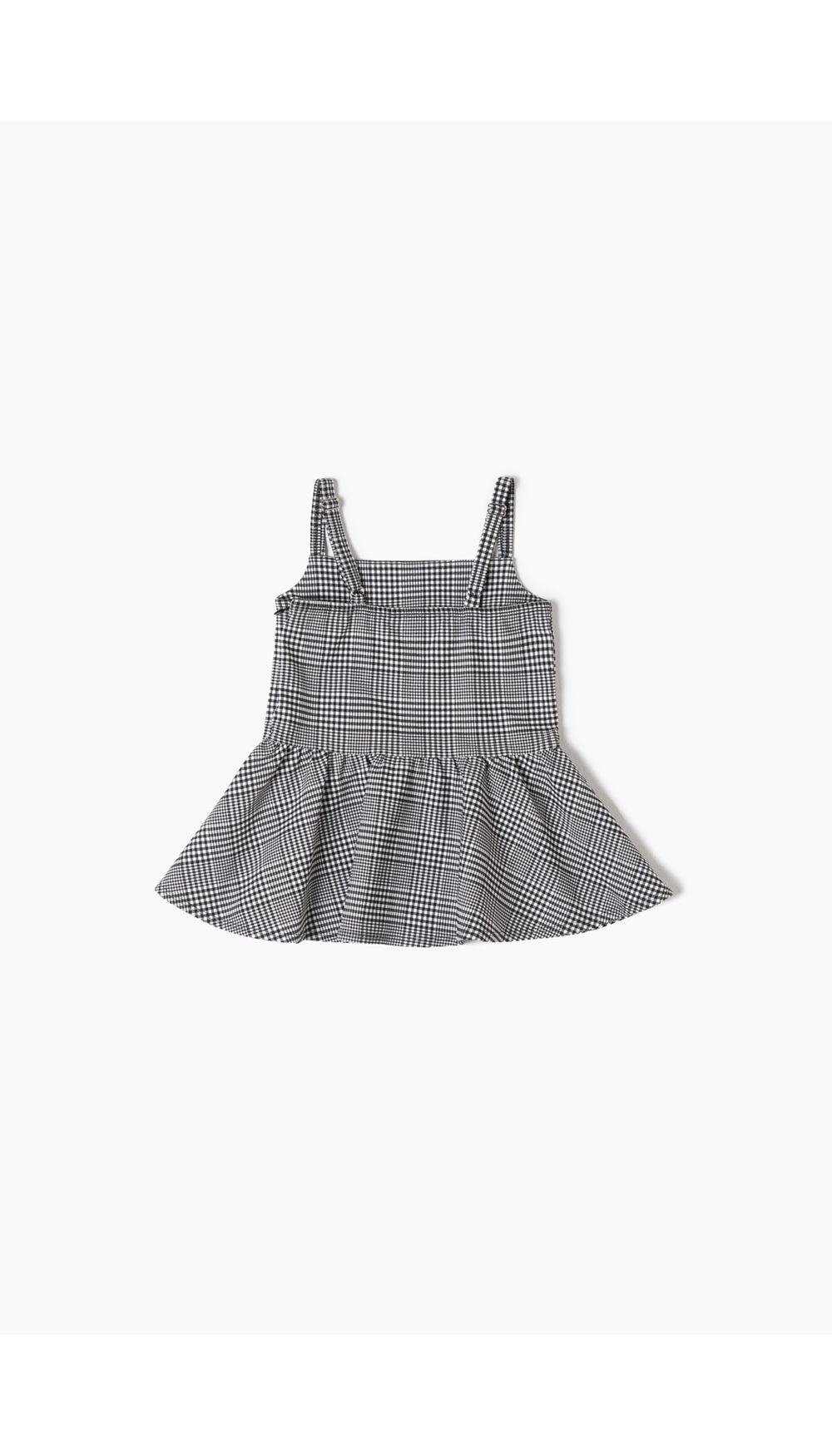 Blusa para niña de tiras con peplum