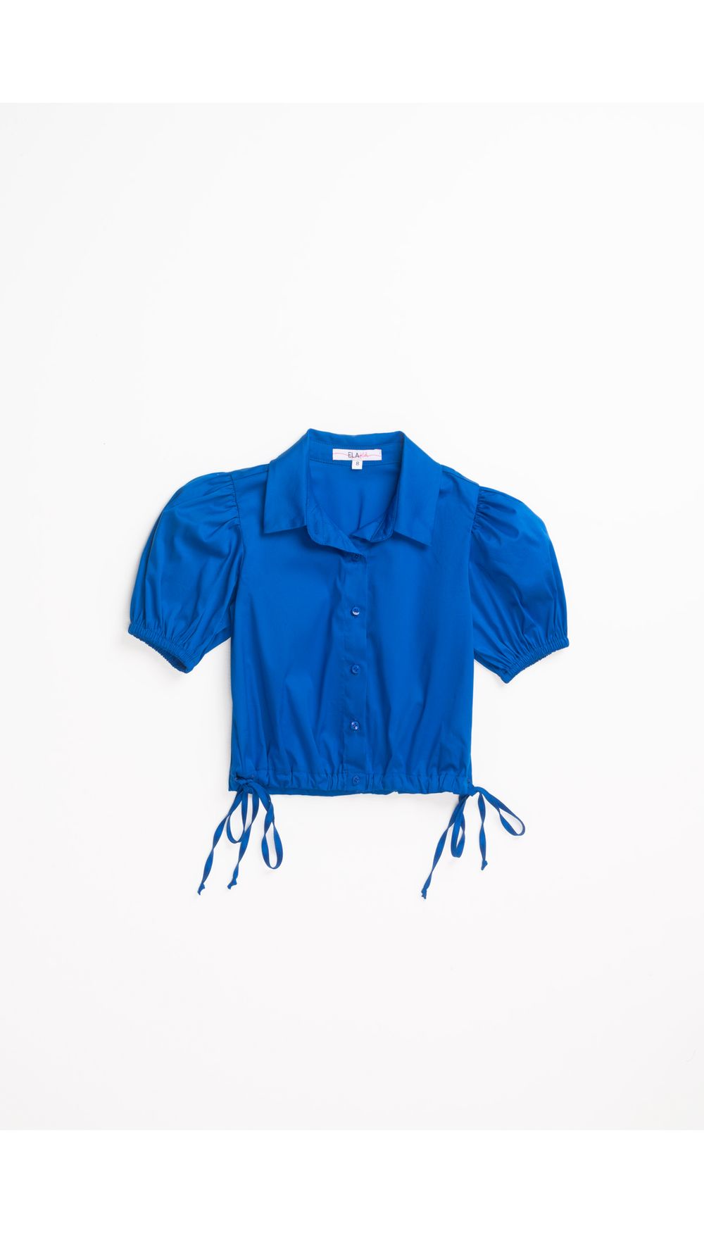 Blusa crop y  manga corta