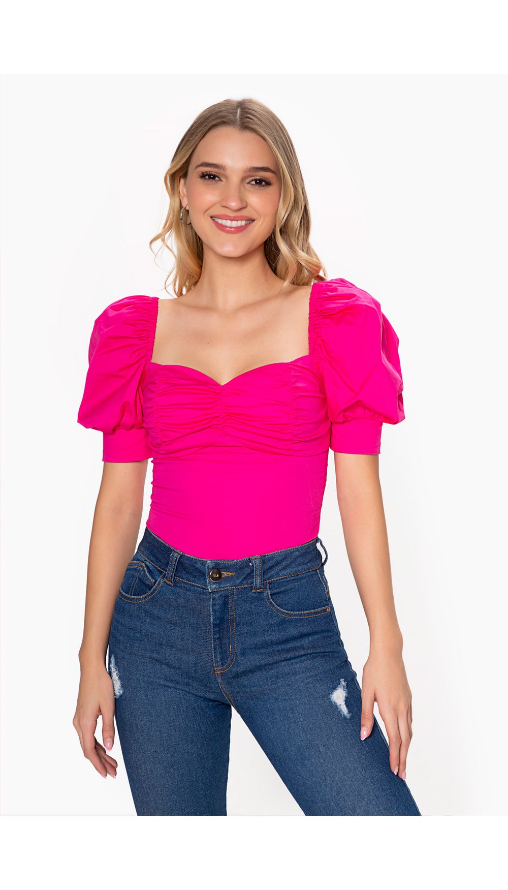 Blusa para dama manga corta