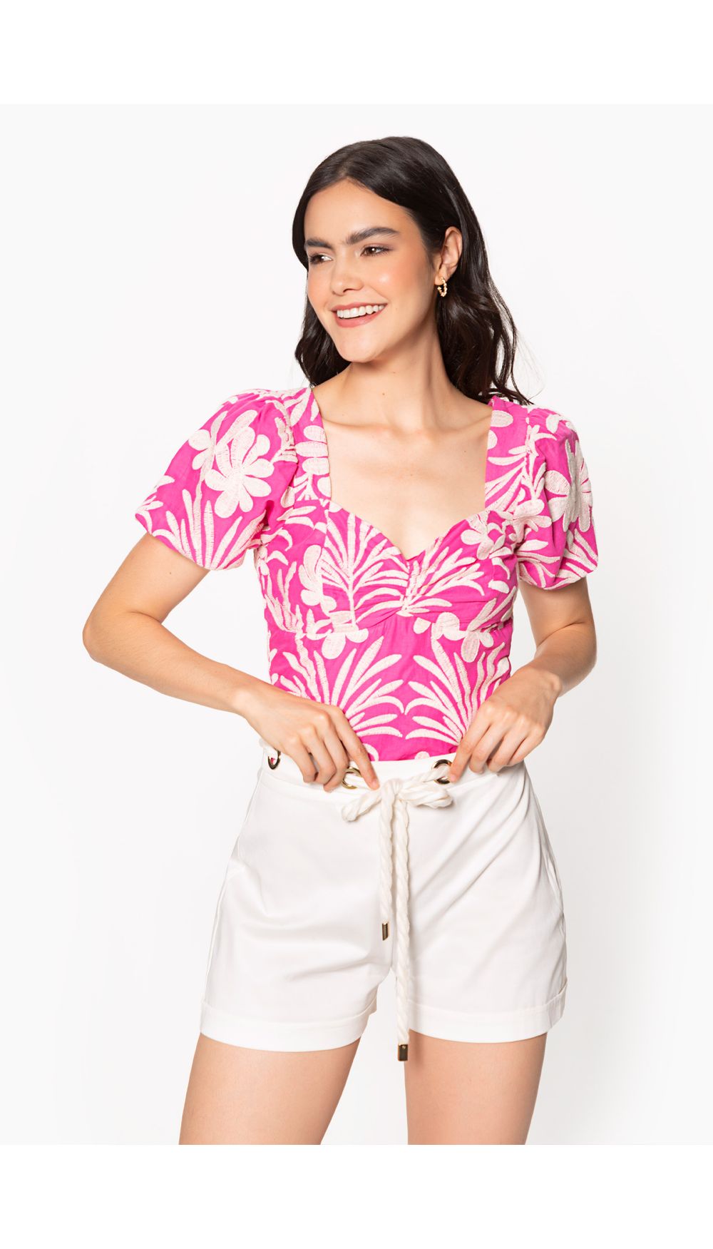 Blusa para dama manga corta