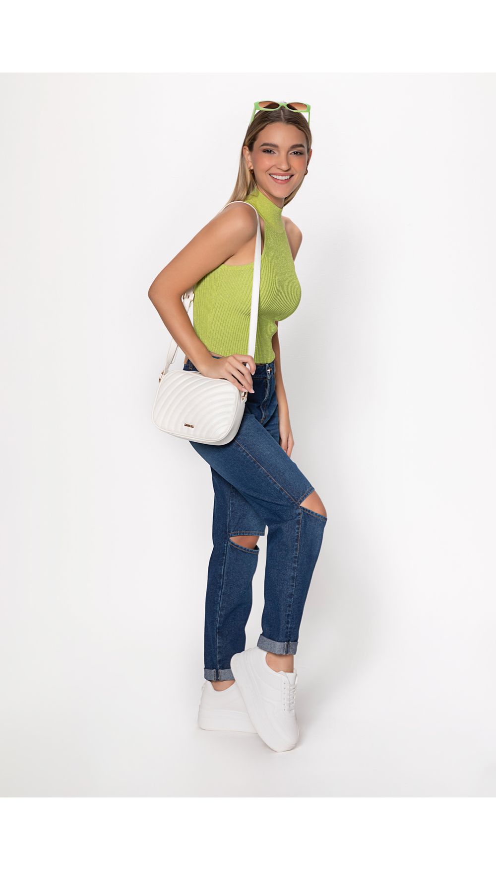Blusa para dama cuello halter