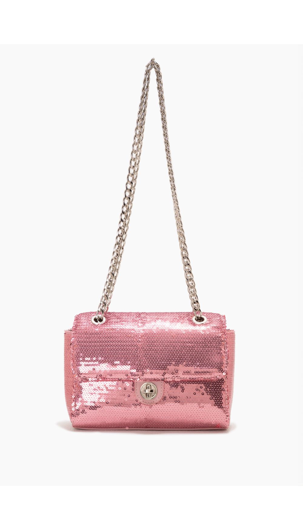 Bolso de lentejuelas con cadena