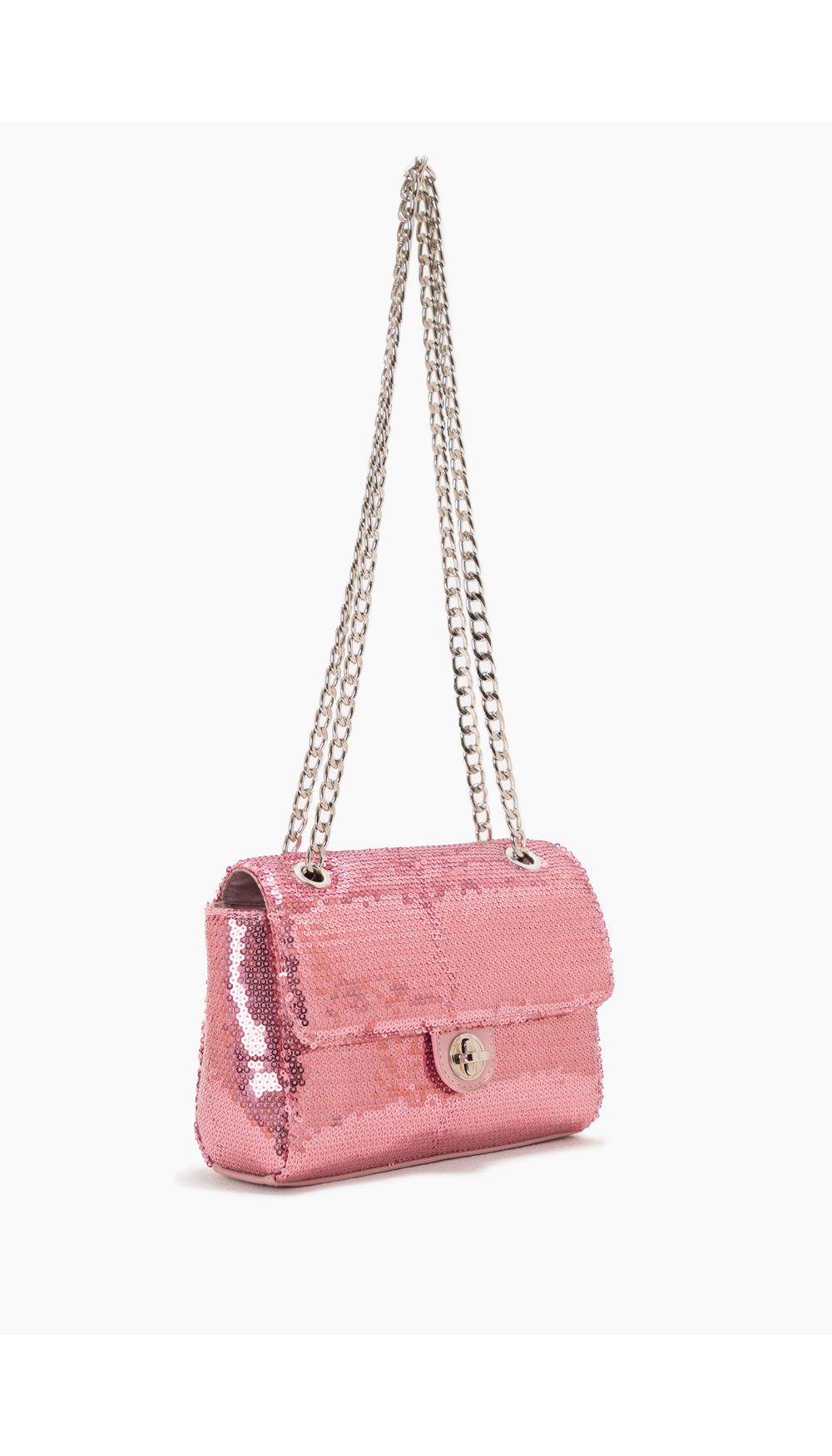 Bolso de lentejuelas con cadena