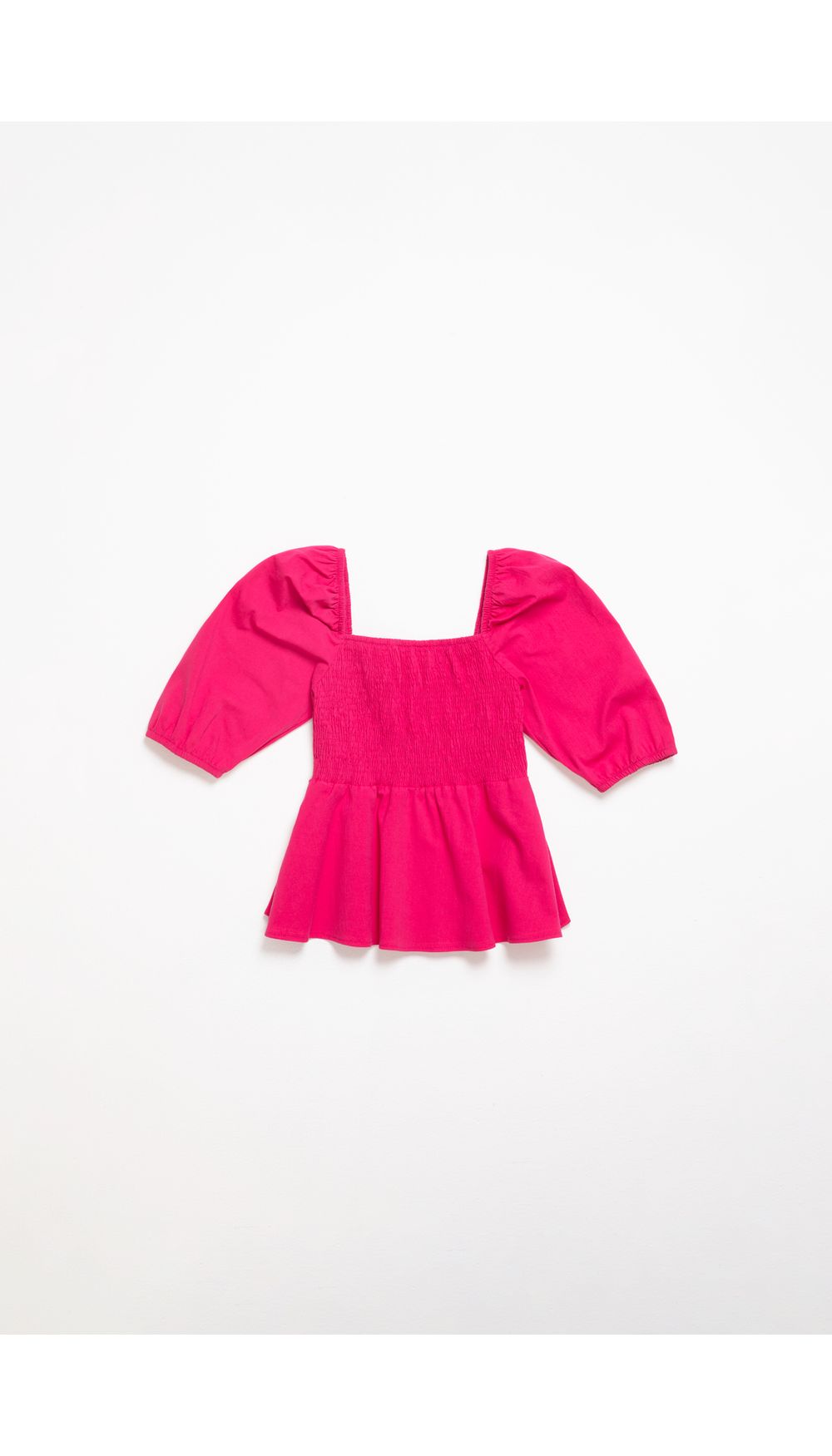 Blusa niña manga tres cuartos