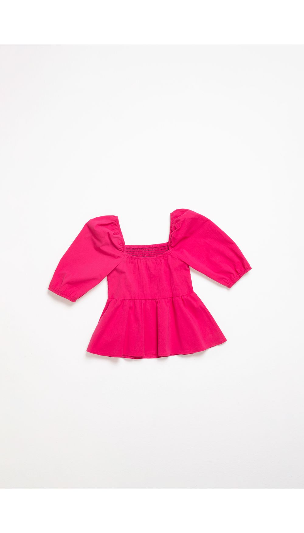 Blusa niña manga tres cuartos