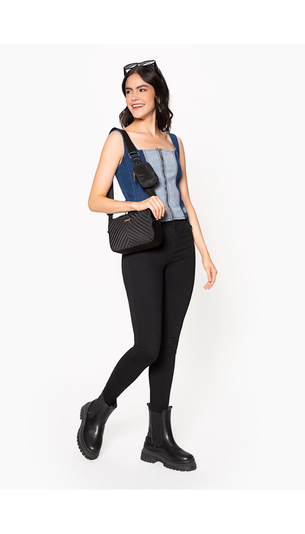 Blusa dama tipo corset