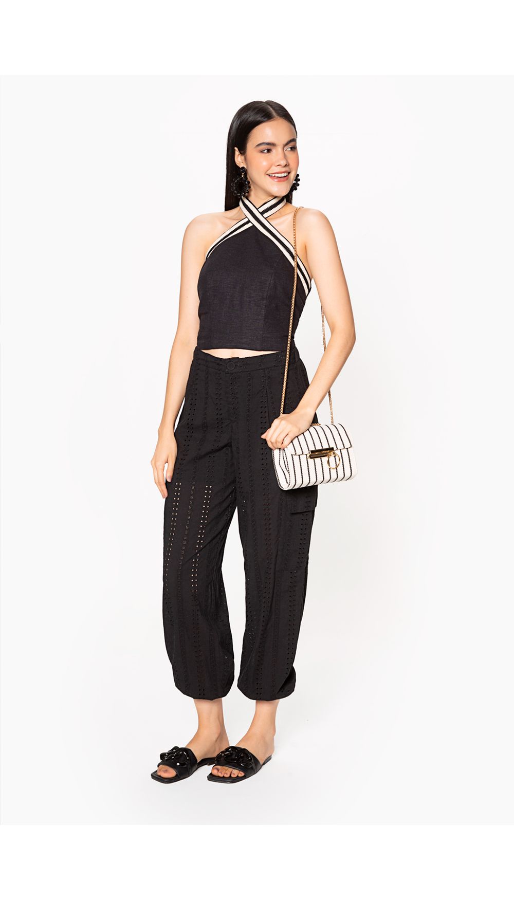 Pantalon jogger para dama estilo cargo