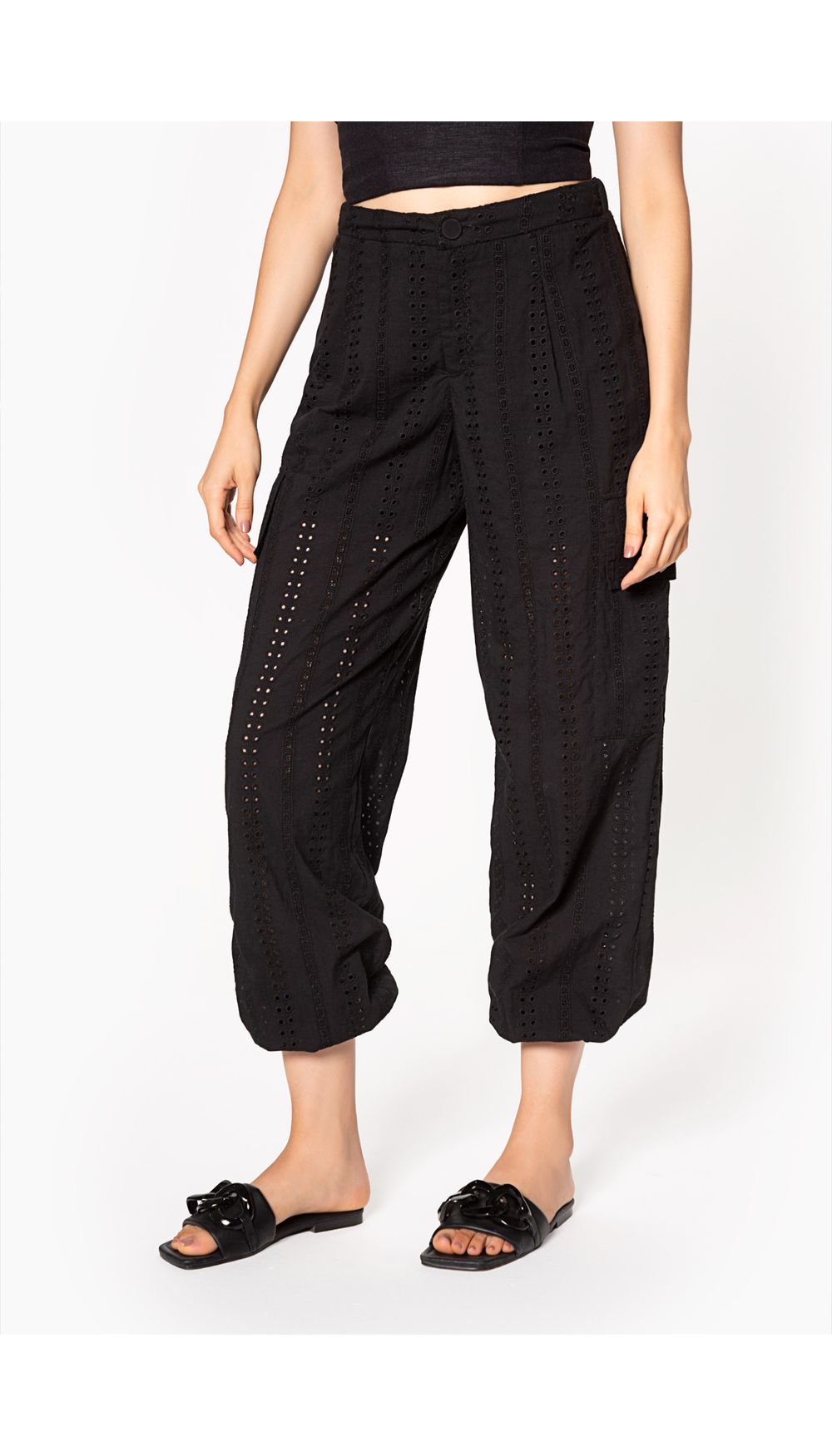 Pantalon jogger para dama estilo cargo