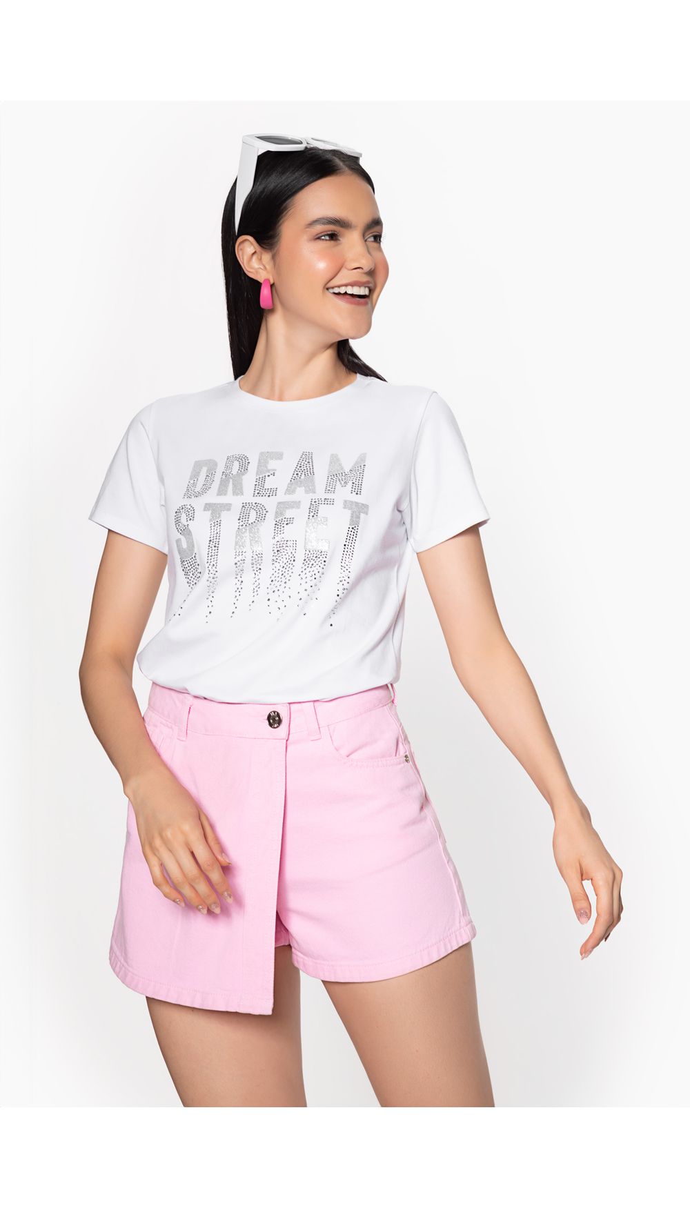 Camiseta dama estampada