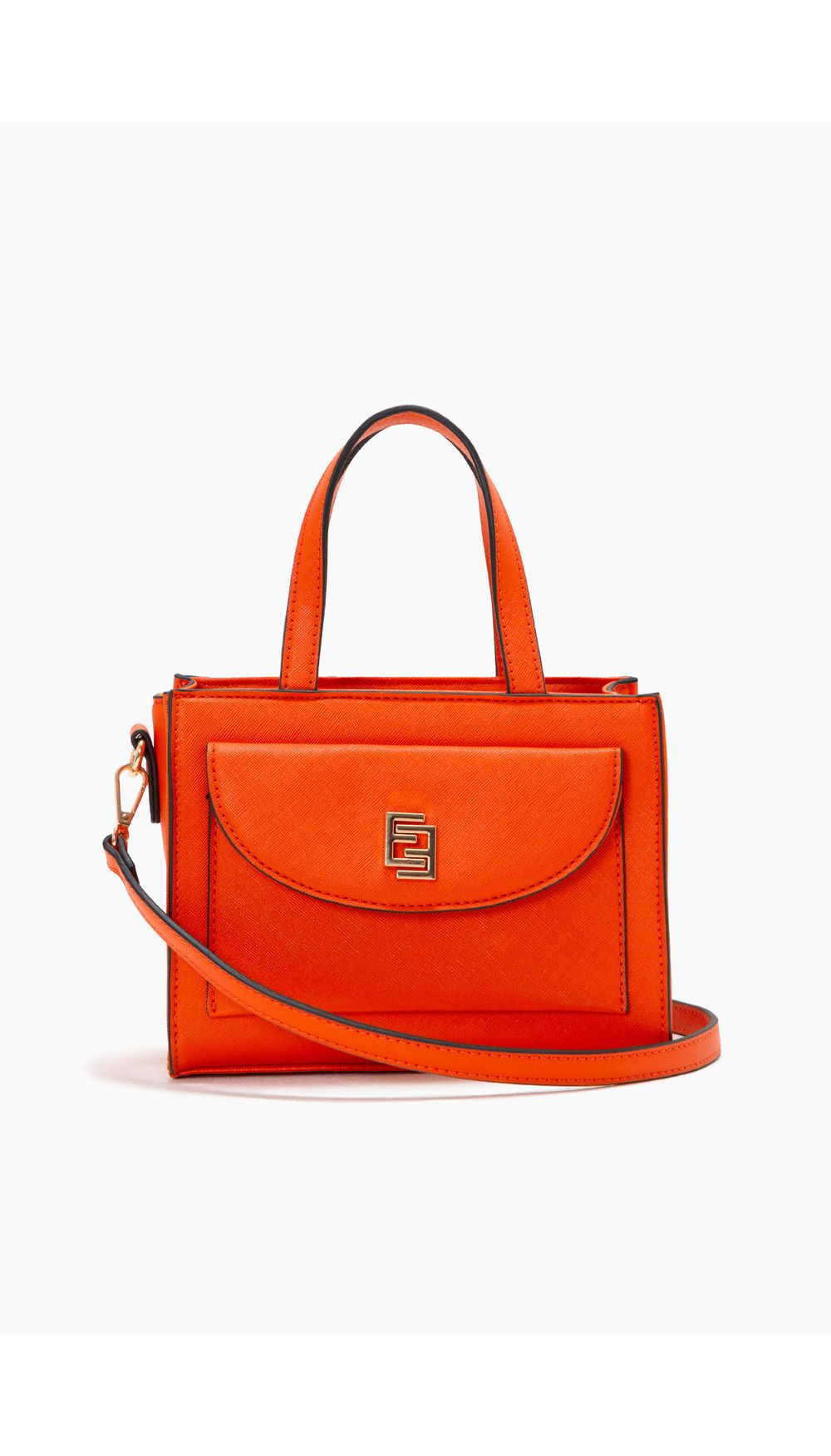 Bolso estructurado con bolsillo frontal
