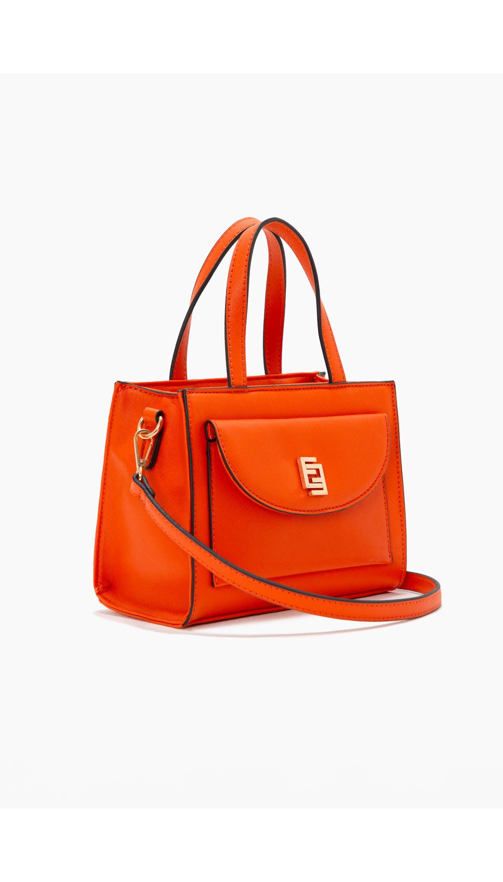 Bolso estructurado con bolsillo frontal