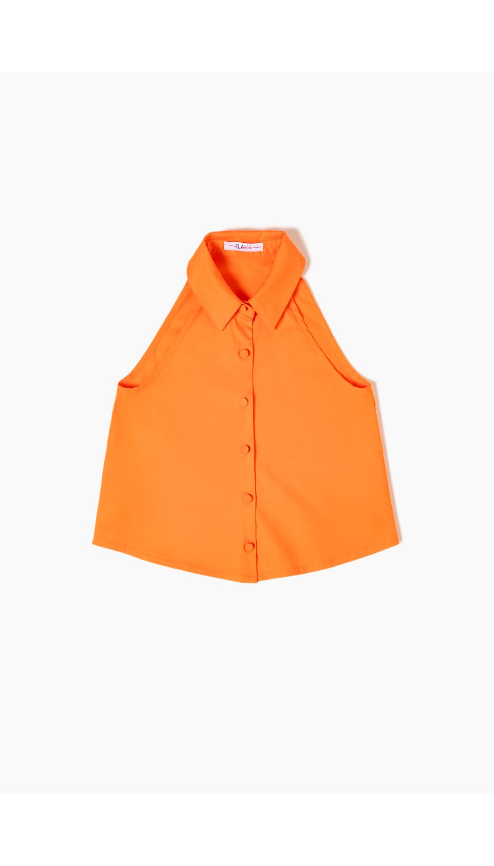 Blusa niña cuello halter