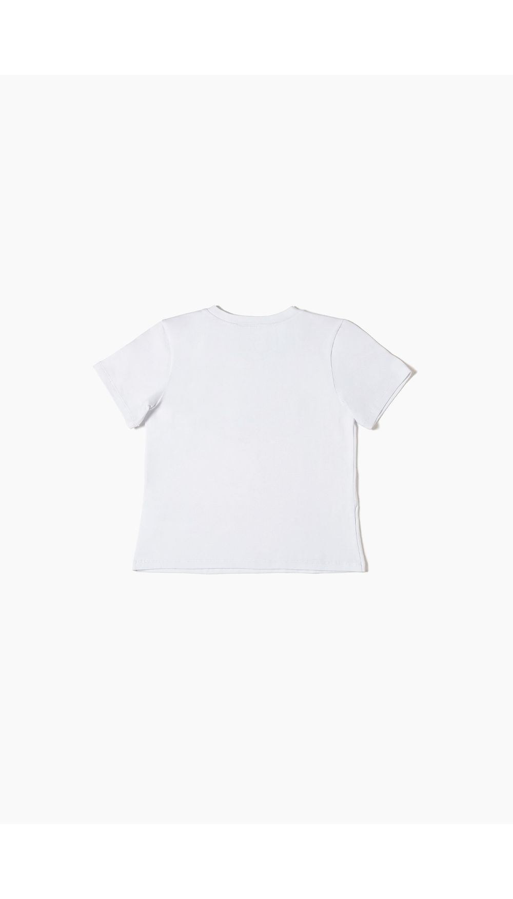 Camiseta niña estampada con apliques cor