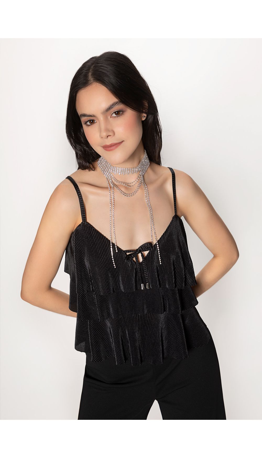Blusa de tiras para mujer