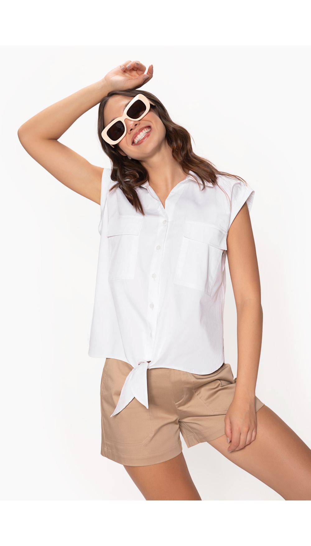 Blusa camisera para mujer sisa