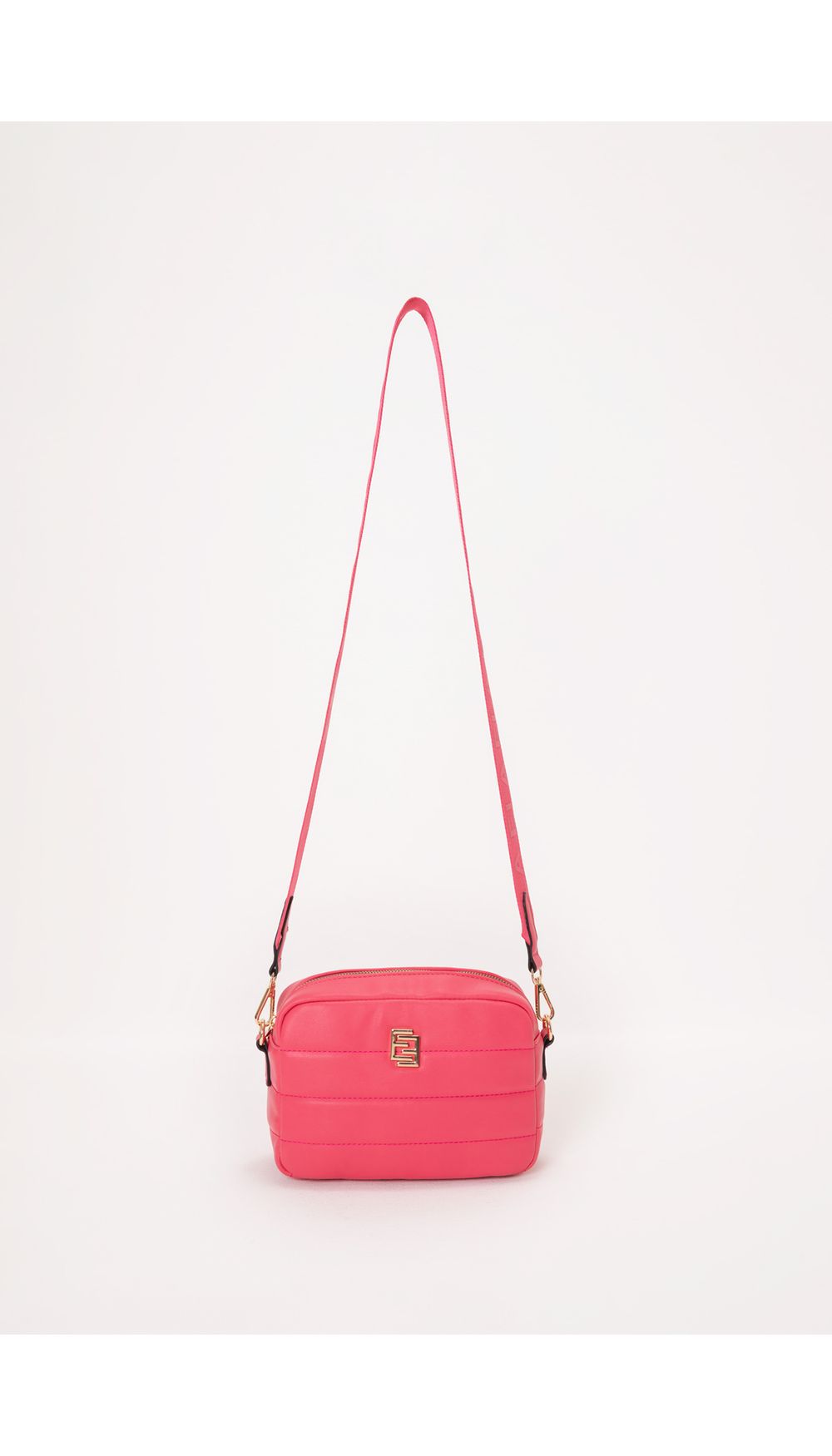 Bolso acolchado con logo
