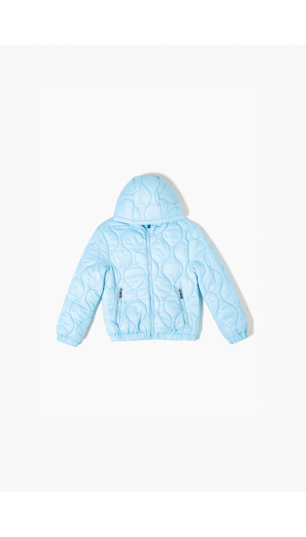 Chaqueta puffer manga larga para niña