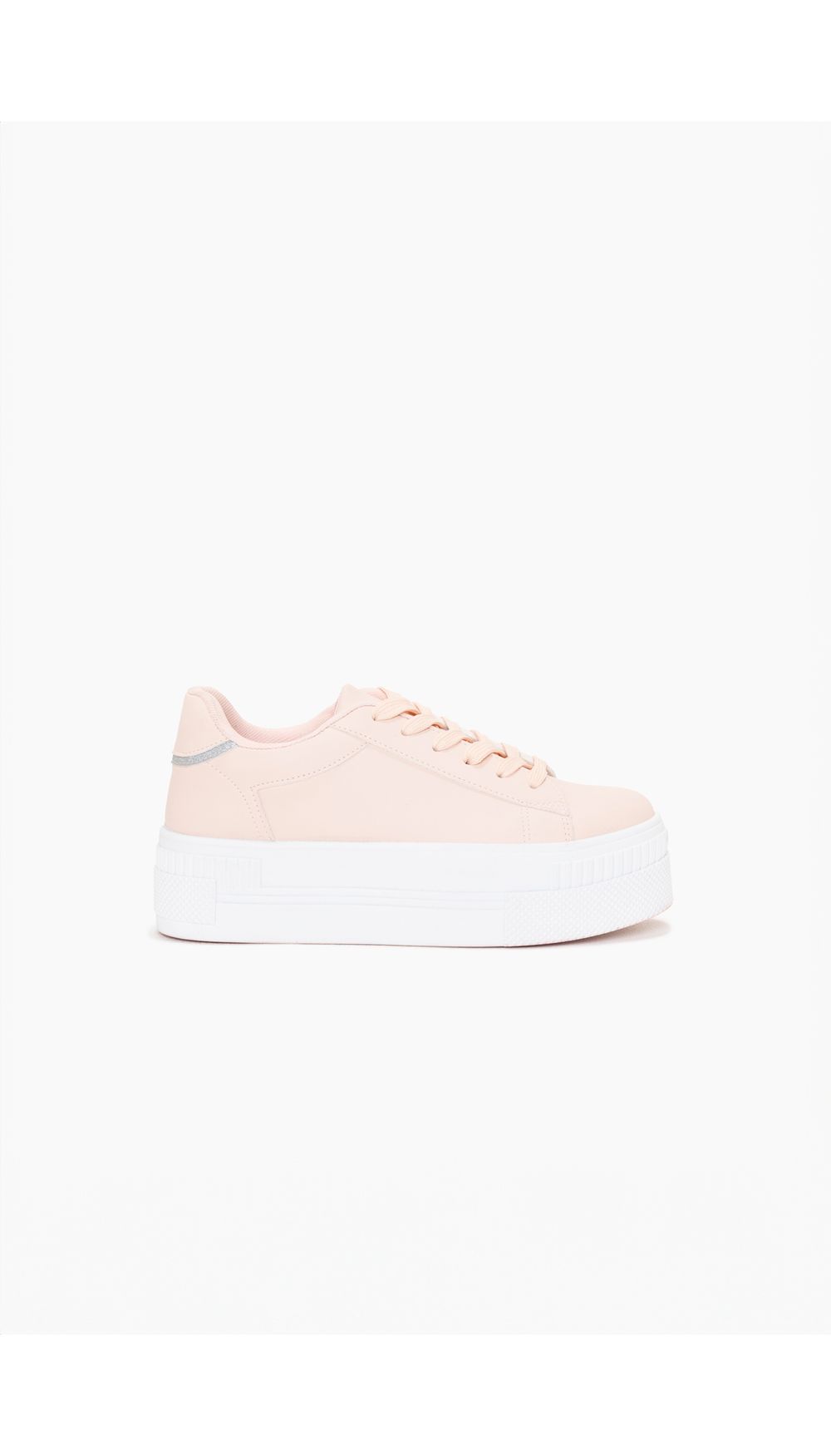 Tenis básico con glitter en talonera