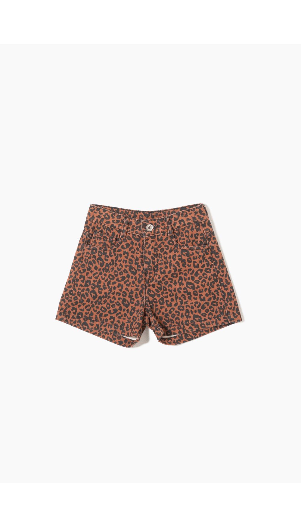 Short niña tiro alto estampado