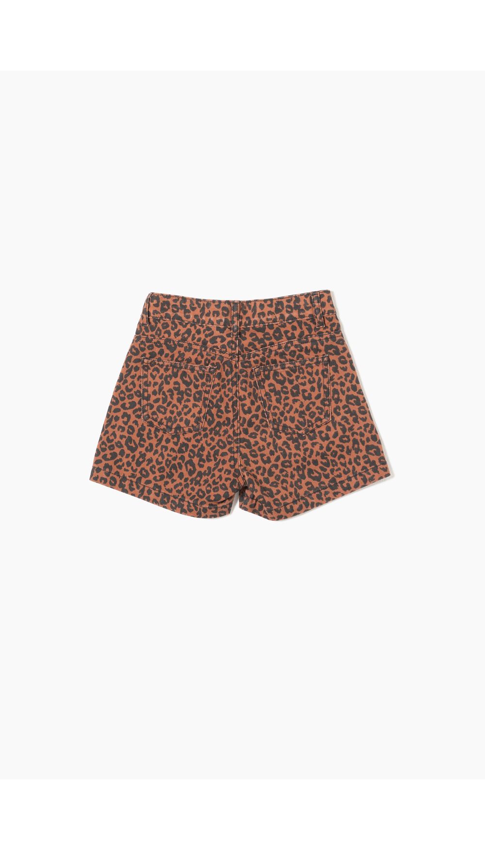 Short niña tiro alto estampado