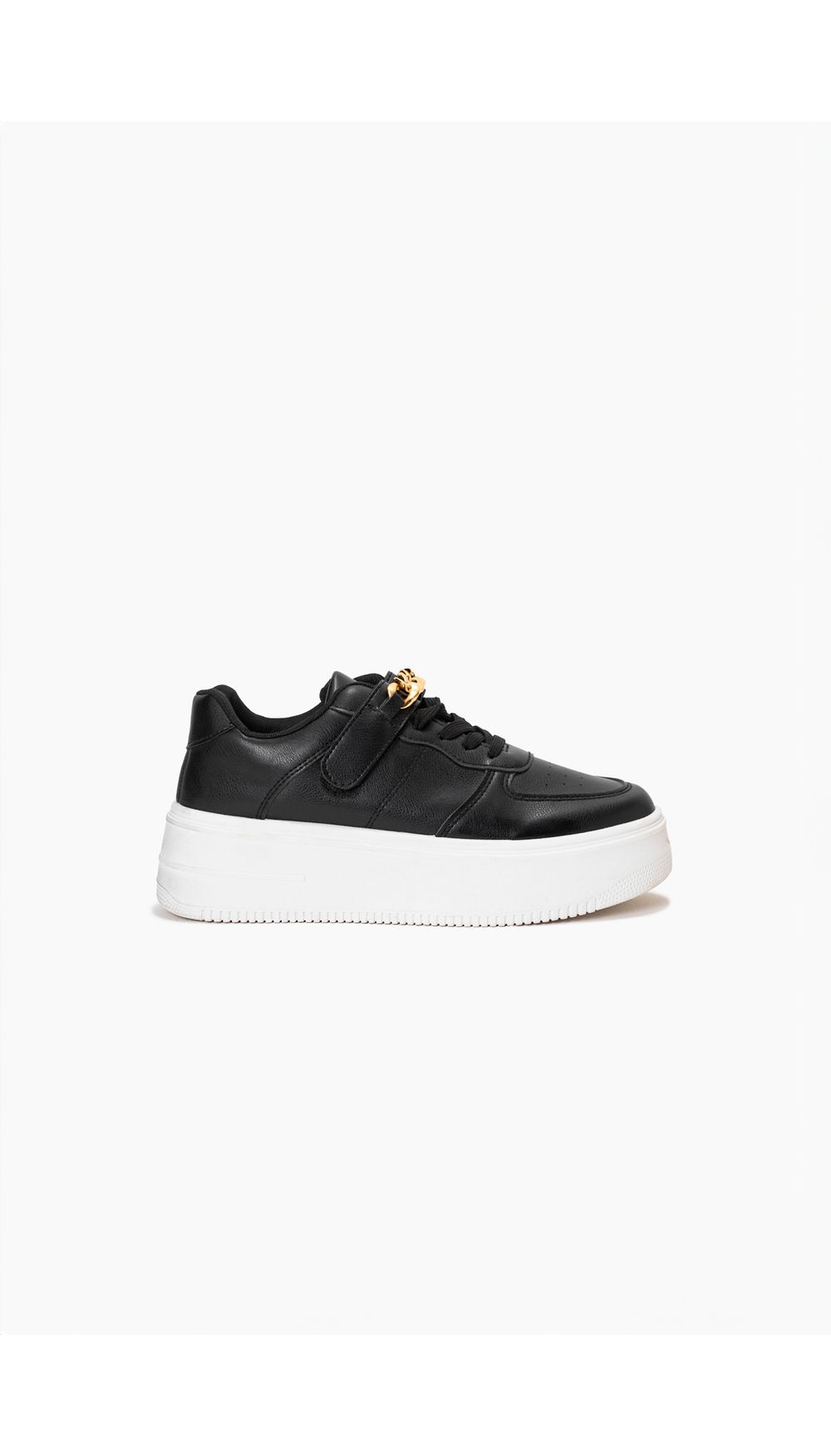 Tenis con con velcro y cadena