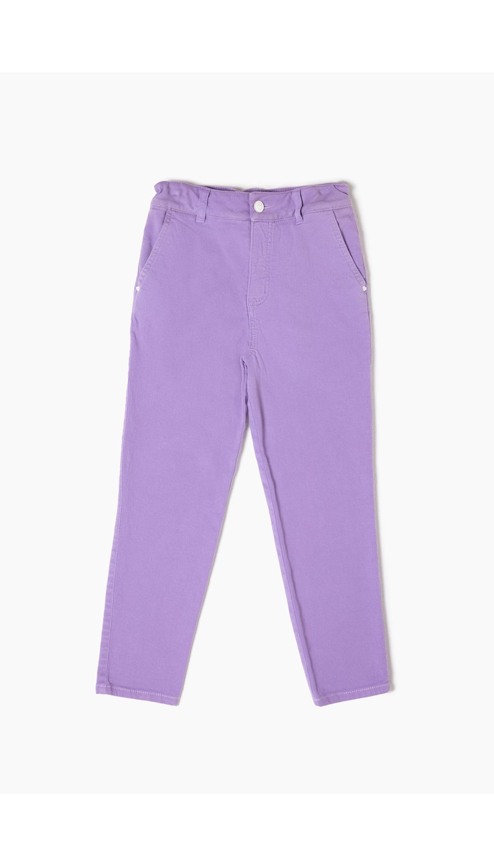 Jean  niña tiro alto skinny